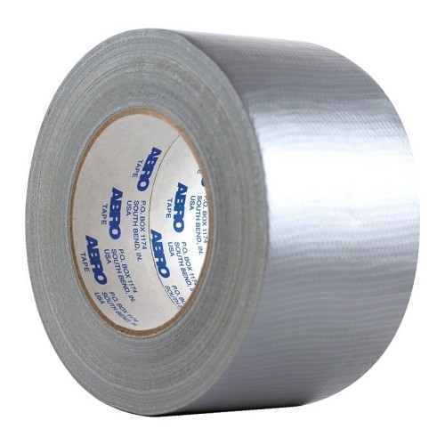 RUBAN CANATISATION 3"X40MÈTRES TISSU GRIS-395